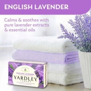 NEW!  Yardley London Moisturizing Bath Bar, English Lavender, 4.25 OZ